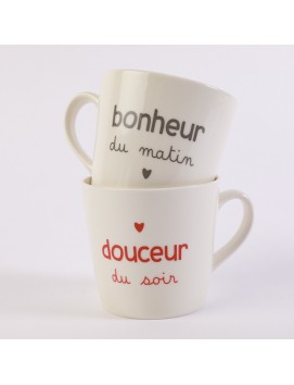 Mug - Bonheur du matin/Douceur du soir